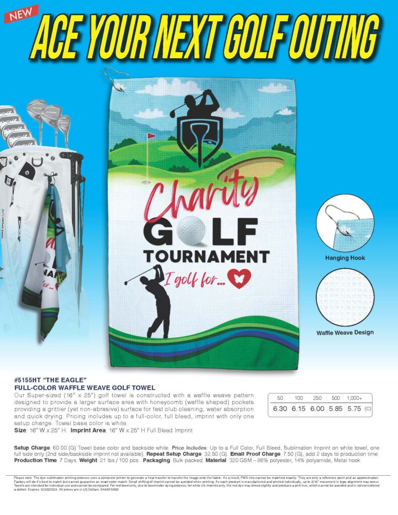 Golf Tournament towels